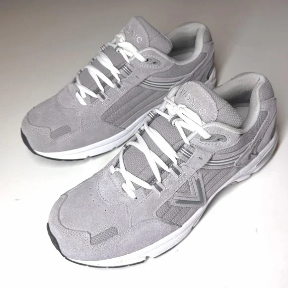Vionic Men's 23Walk 2.0 Casual Sneaker Gray / White Size- 10.5 Wide - Picture 6 of 9